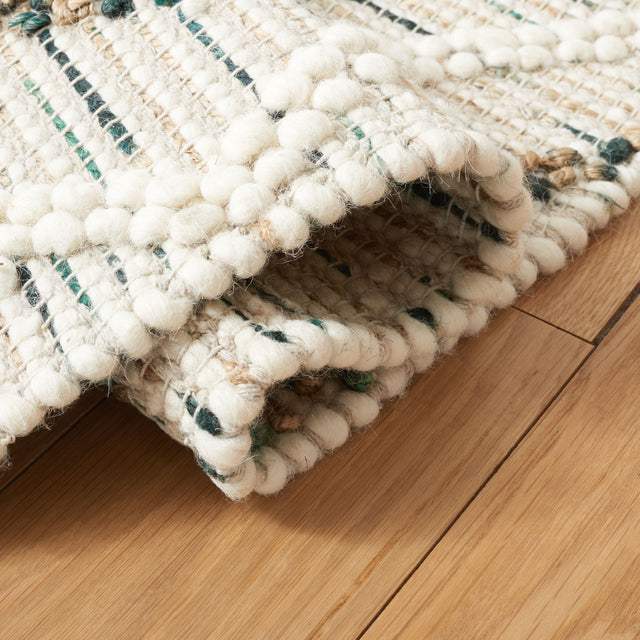 Safavieh Natura Nat180Y Ivory/Emerald Rug.