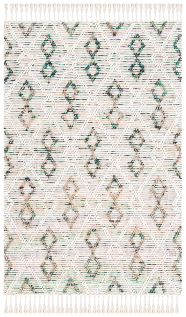 Safavieh Natura Nat180Y Ivory/Emerald Rug.