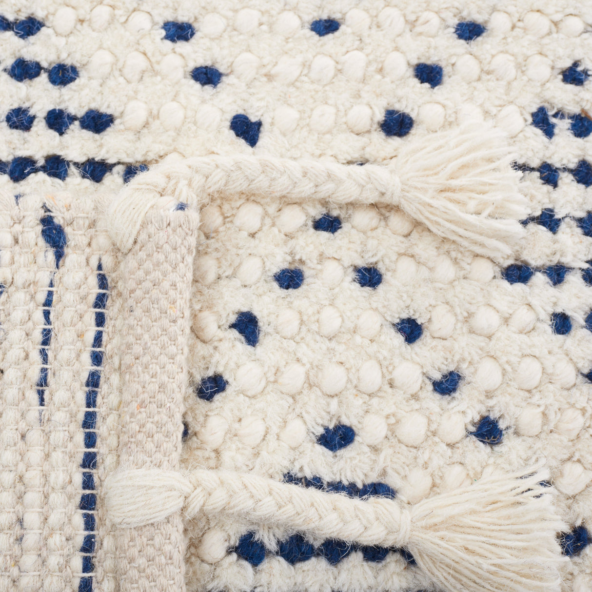 Safavieh Natura Nat183A Ivory/Blue Rug.