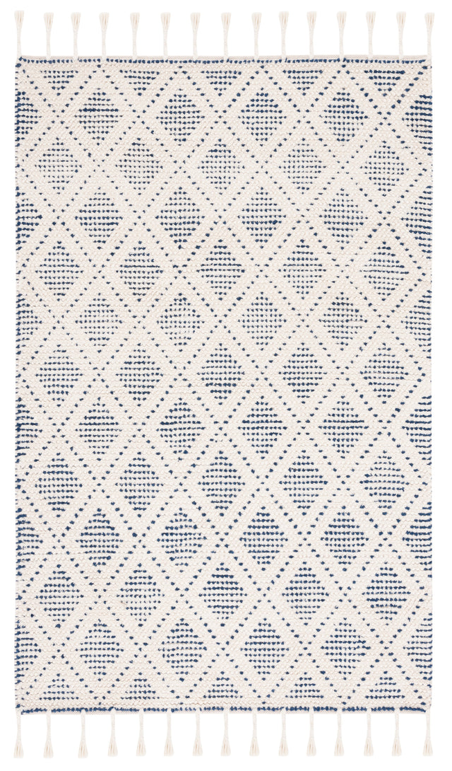 Safavieh Natura Nat183A Ivory/Blue Rug.