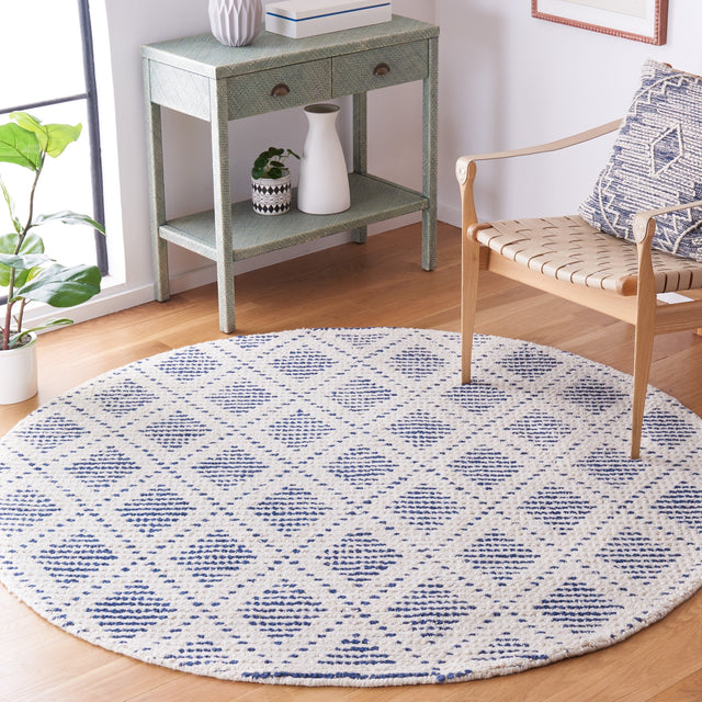 Safavieh Natura Nat183A Ivory/Blue Rug.