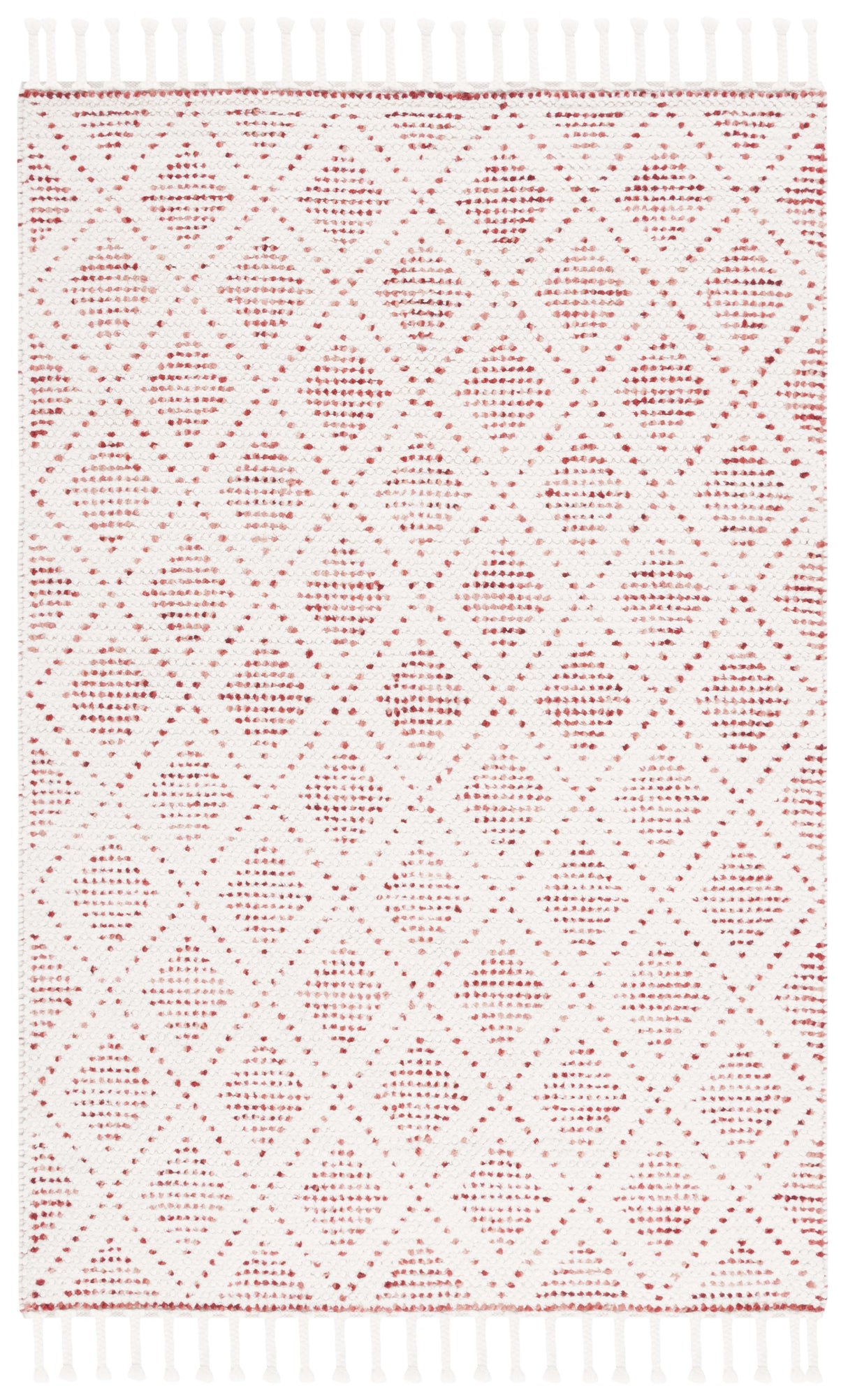 Safavieh Natura Nat183Q Ivory/Red Rug.