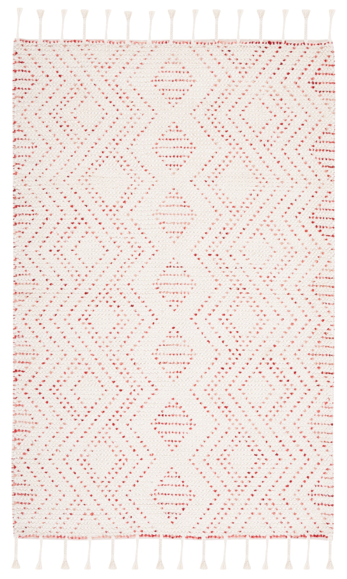 Safavieh Natura Nat184A Ivory/Red Rug.