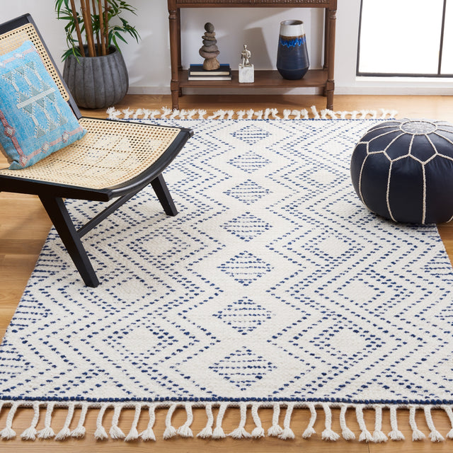 Safavieh Natura Nat184M Ivory/Blue Rug.