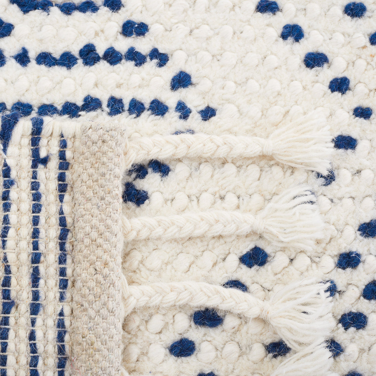 Safavieh Natura Nat184M Ivory/Blue Rug.
