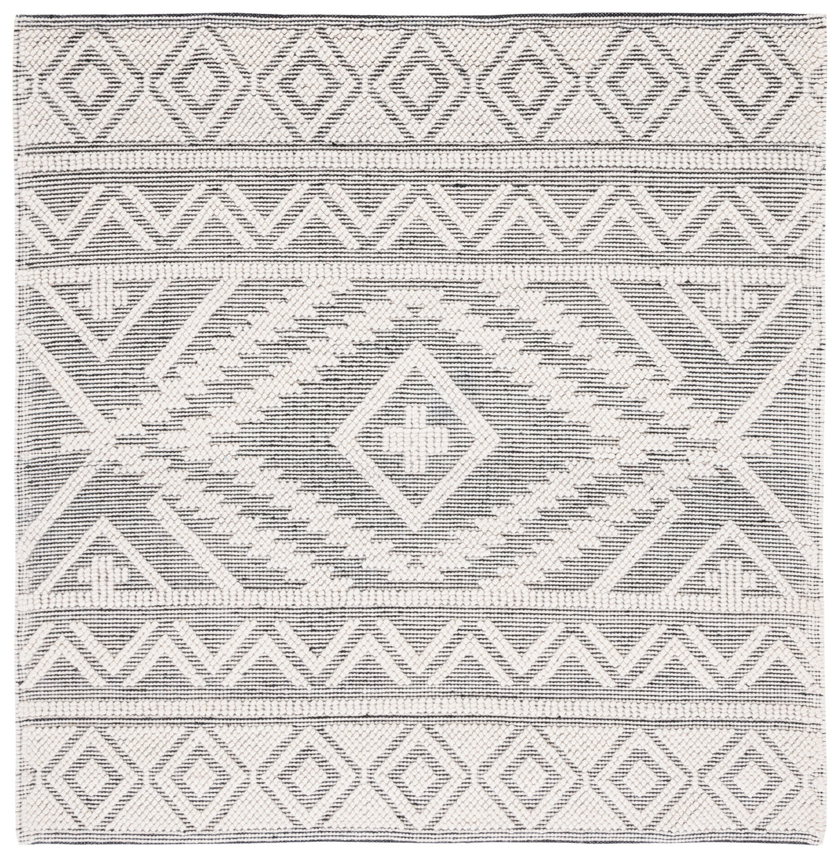 Safavieh Natura Nat275Z Black/Ivory Rug.
