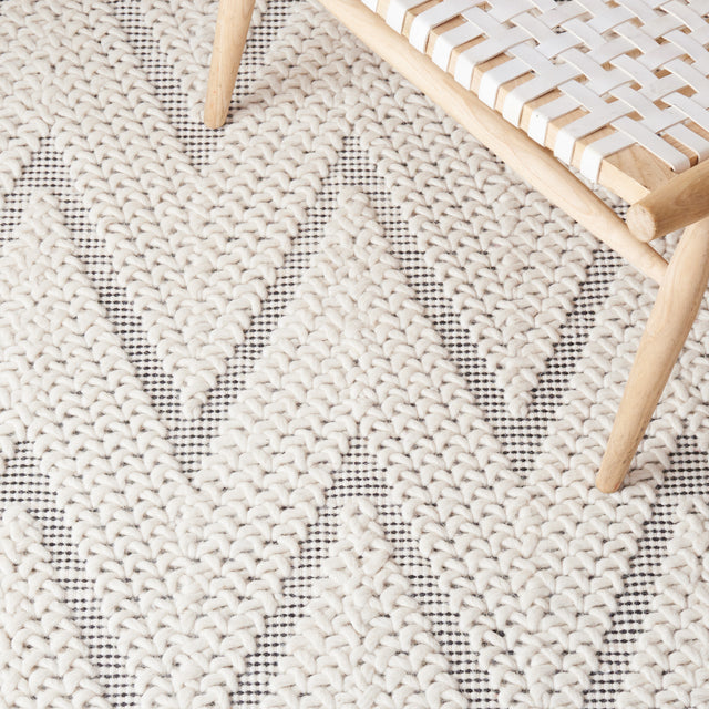 Safavieh Natura Nat279A Ivory/Black Rug.