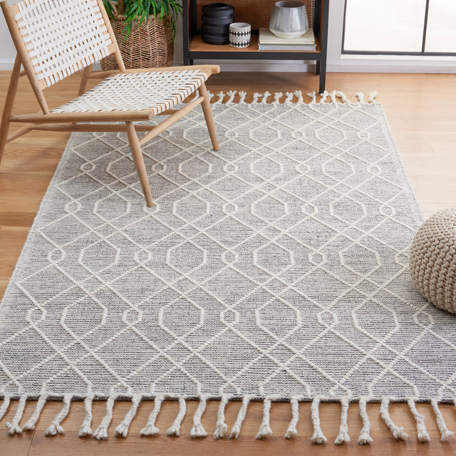 Safavieh Natura Nat323A Ivory/Black Rug.