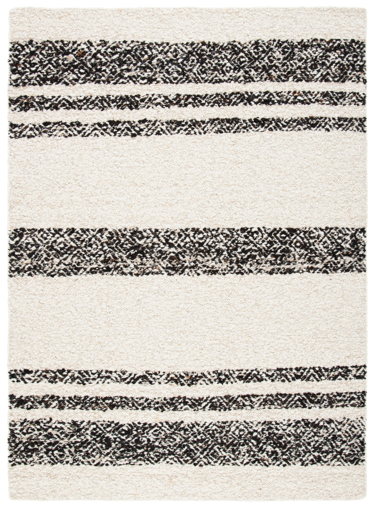 Safavieh Natura Nat328Z Black/Ivory Rugs.