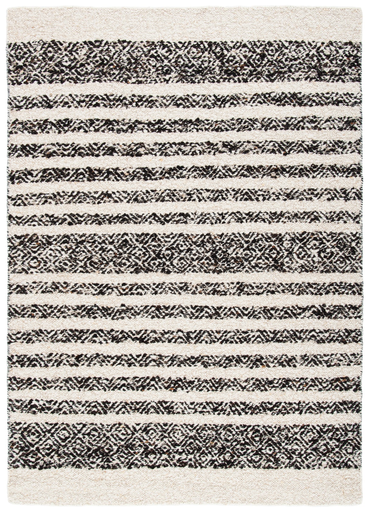 Safavieh Natura Nat329Z Black/Ivory Rugs.
