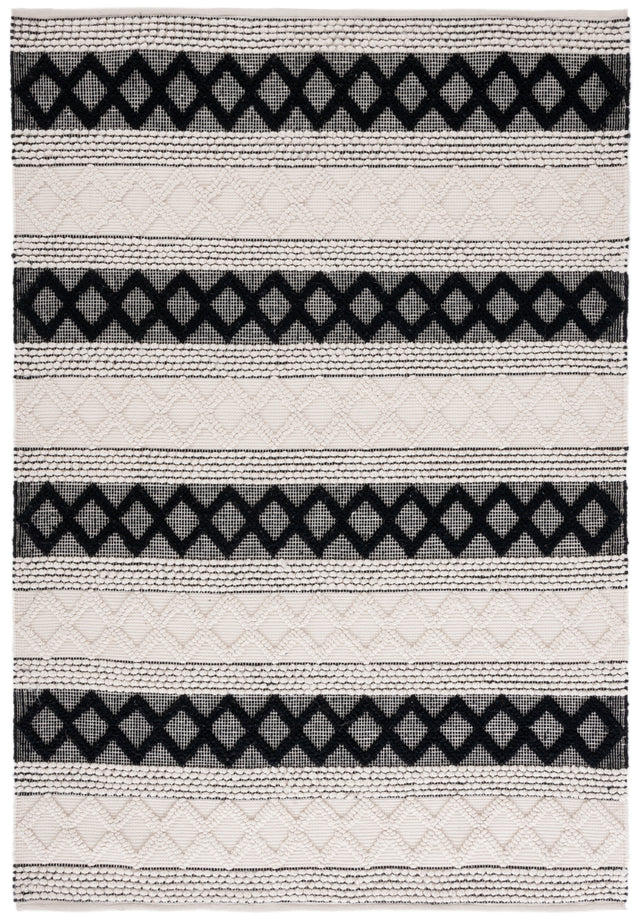 Safavieh Natura Nat334A Ivory/Black Rug.