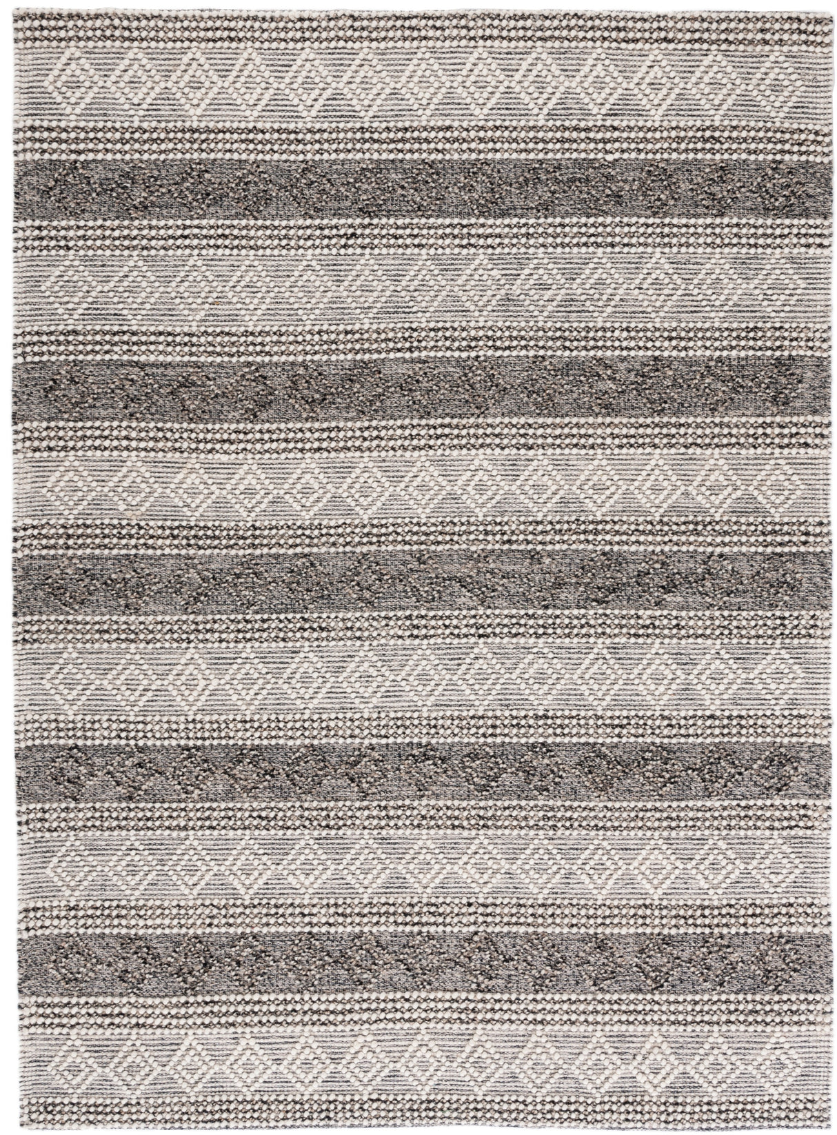Safavieh Natura Nat336A Ivory/Black Rug.