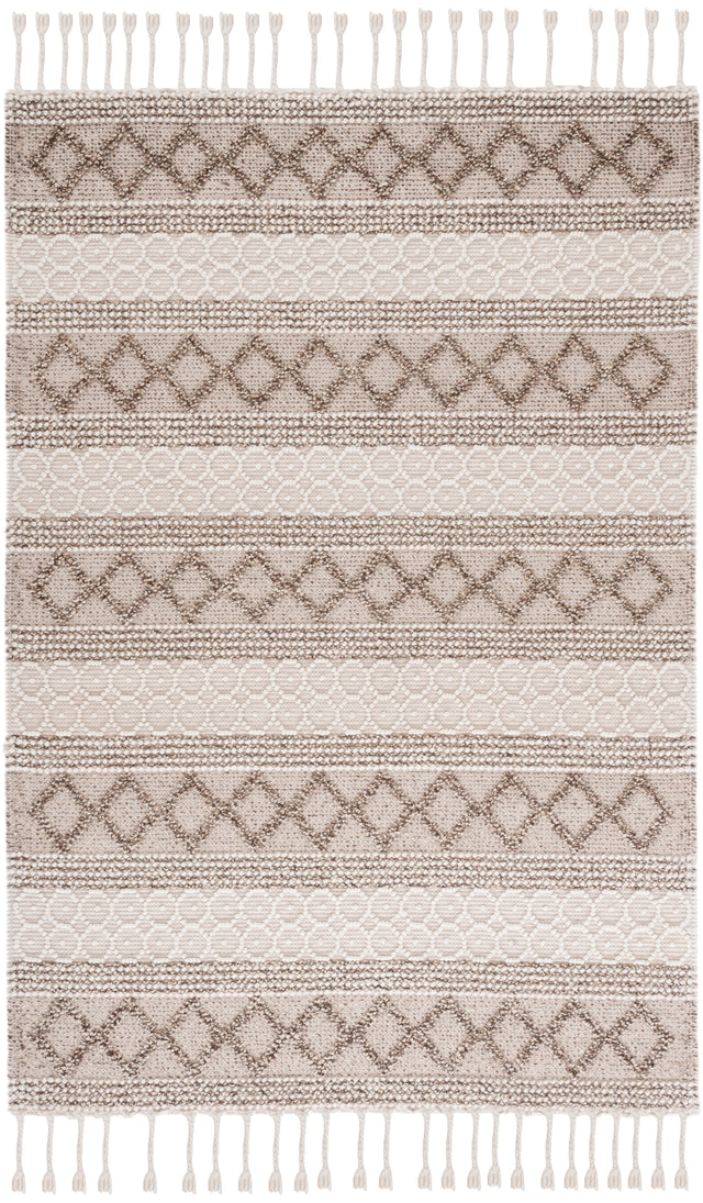 Safavieh Natura Nat337A Ivory/Brown Rug.