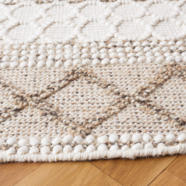 Safavieh Natura Nat337A Ivory/Brown Rug.