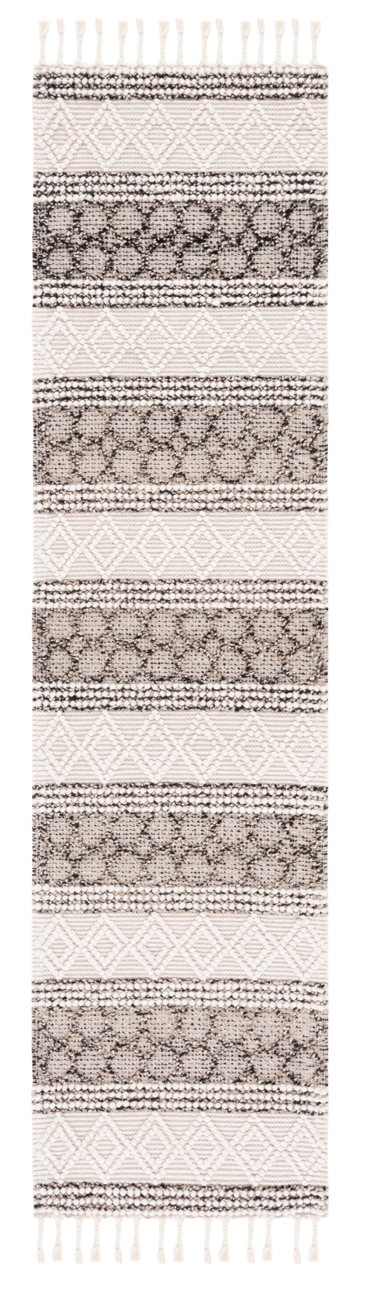 Safavieh Natura Nat340A Ivory/Black Rug.