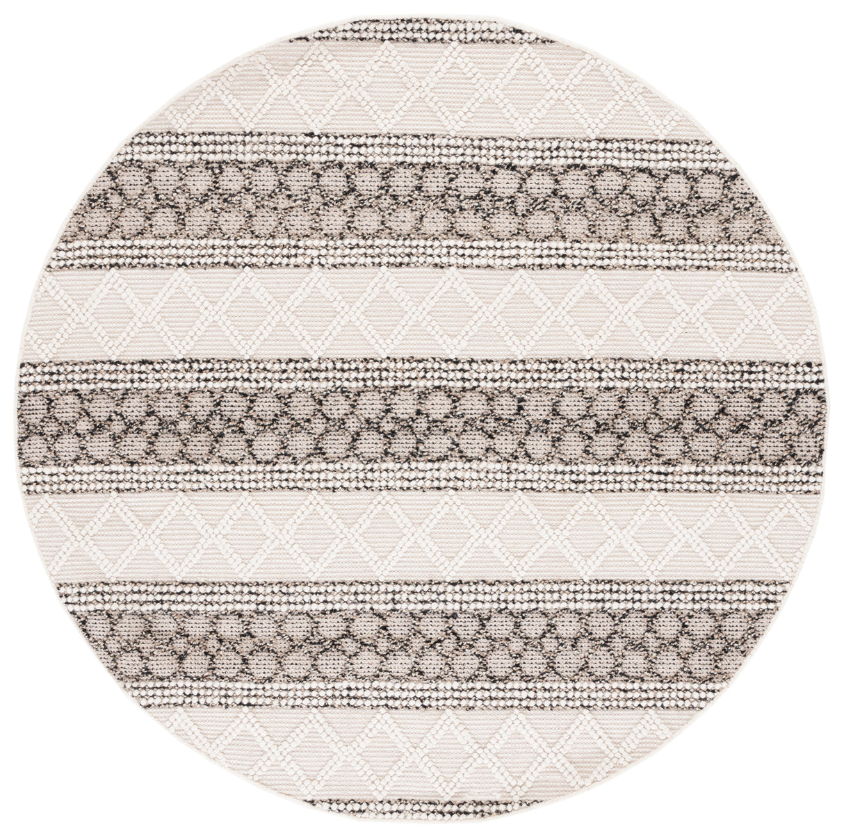Safavieh Natura Nat340A Ivory/Black Rug.