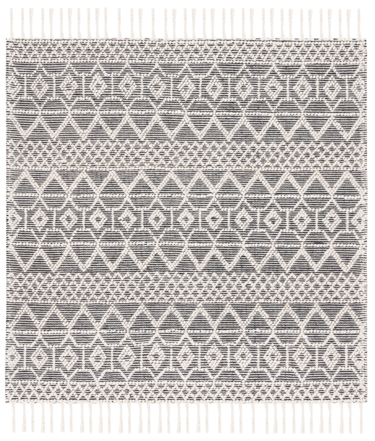 Safavieh Natura Nat341A Ivory/Black Rug.