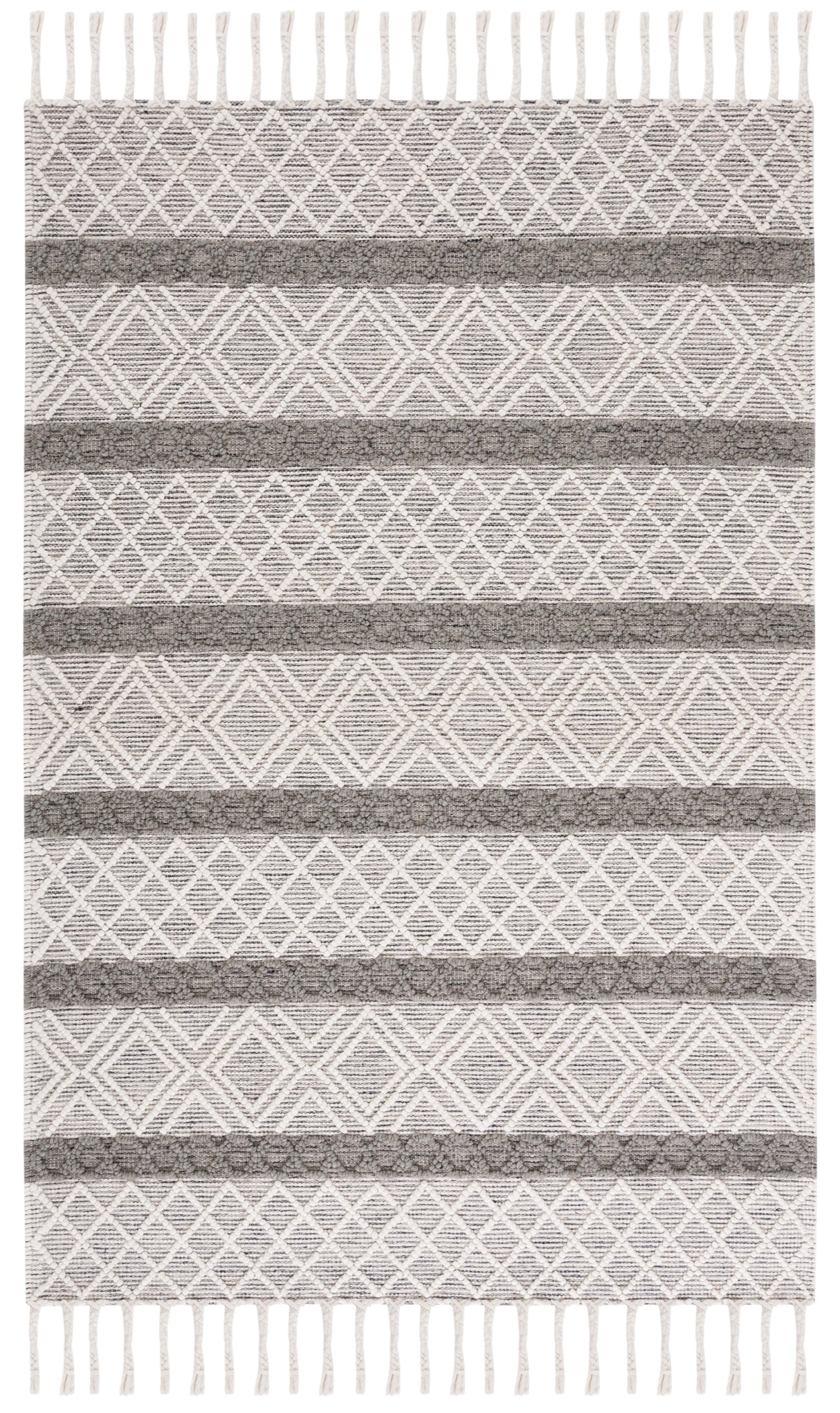 Safavieh Natura Nat344A Ivory/Charcoal Rug.