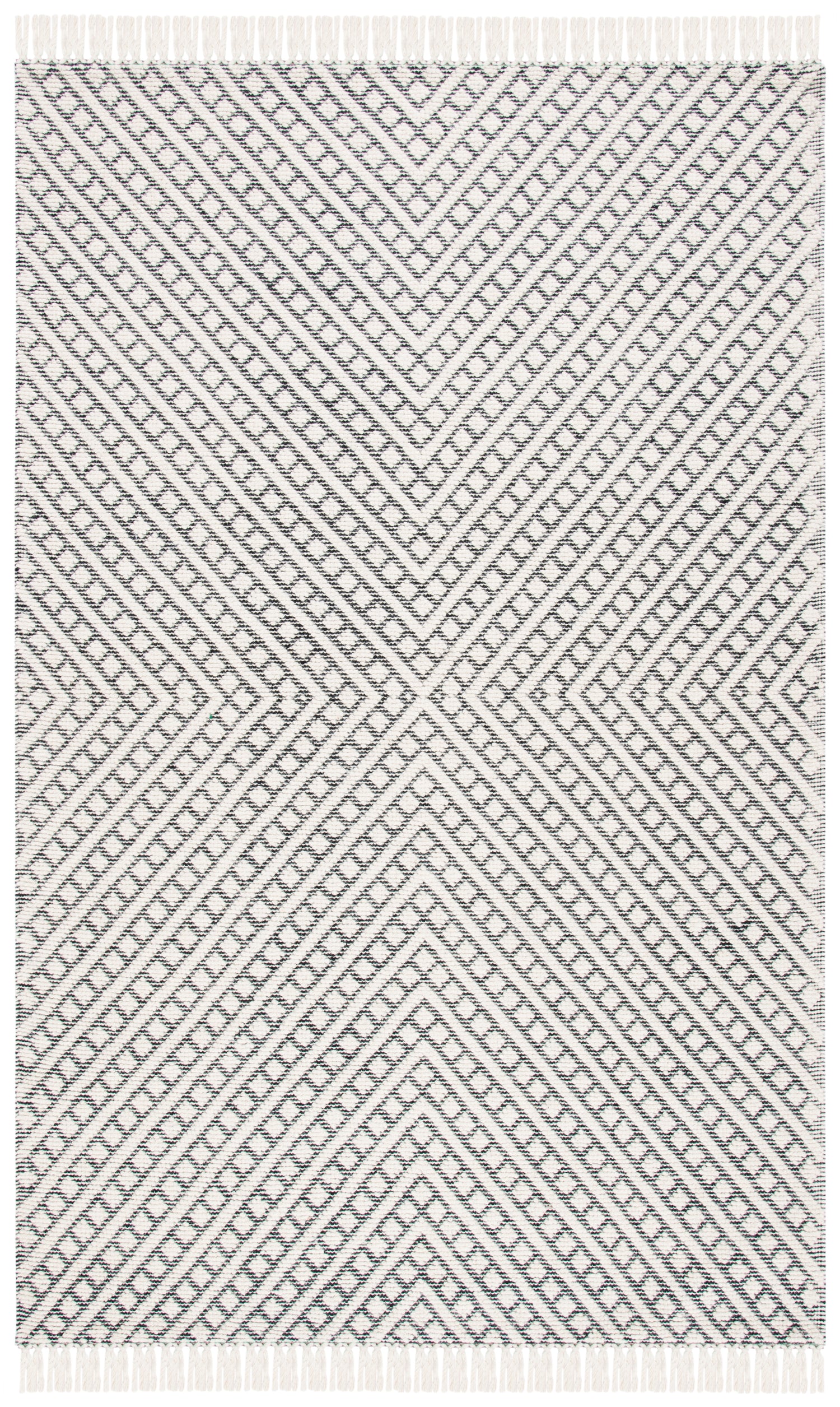 Safavieh Natura Nat355A Ivory/Black Rugs.