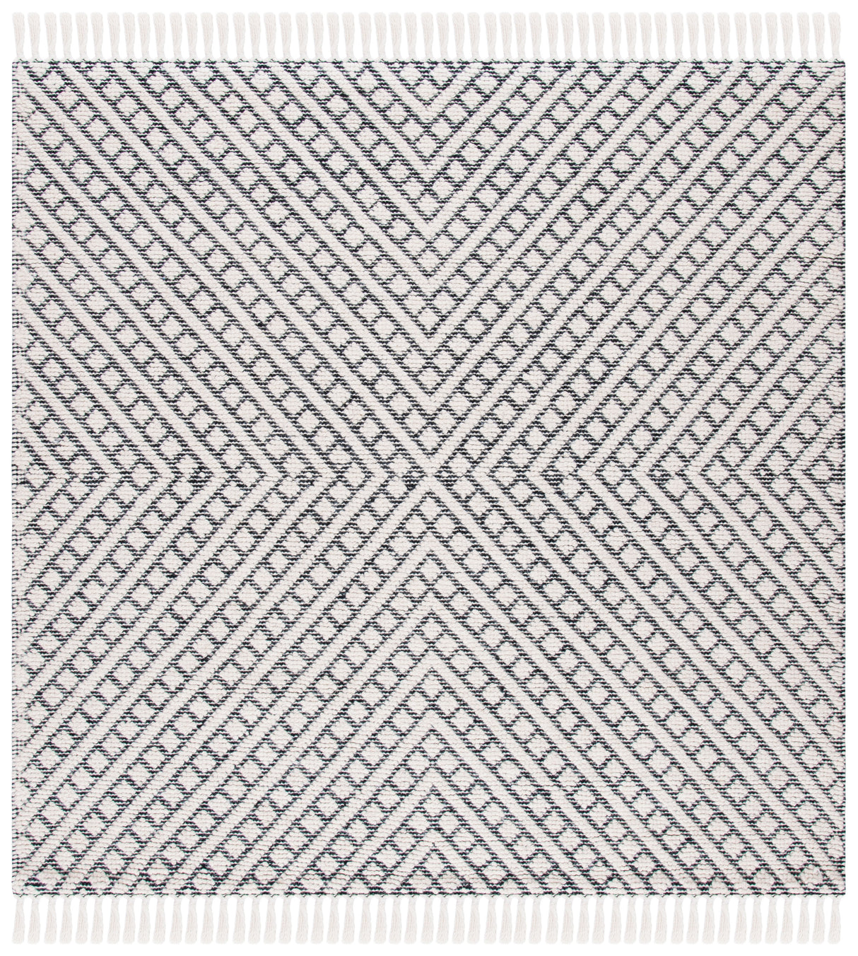 Safavieh Natura Nat355A Ivory/Black Rugs.