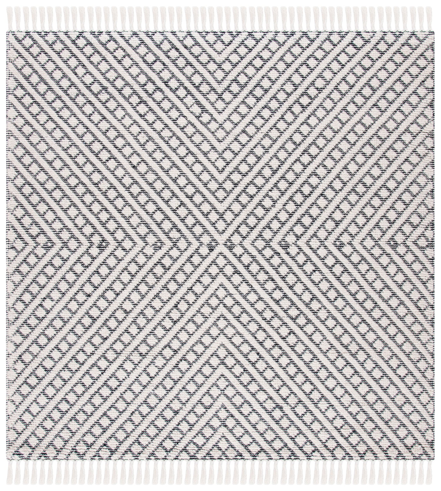 Safavieh Natura Nat355A Ivory/Black Rugs.