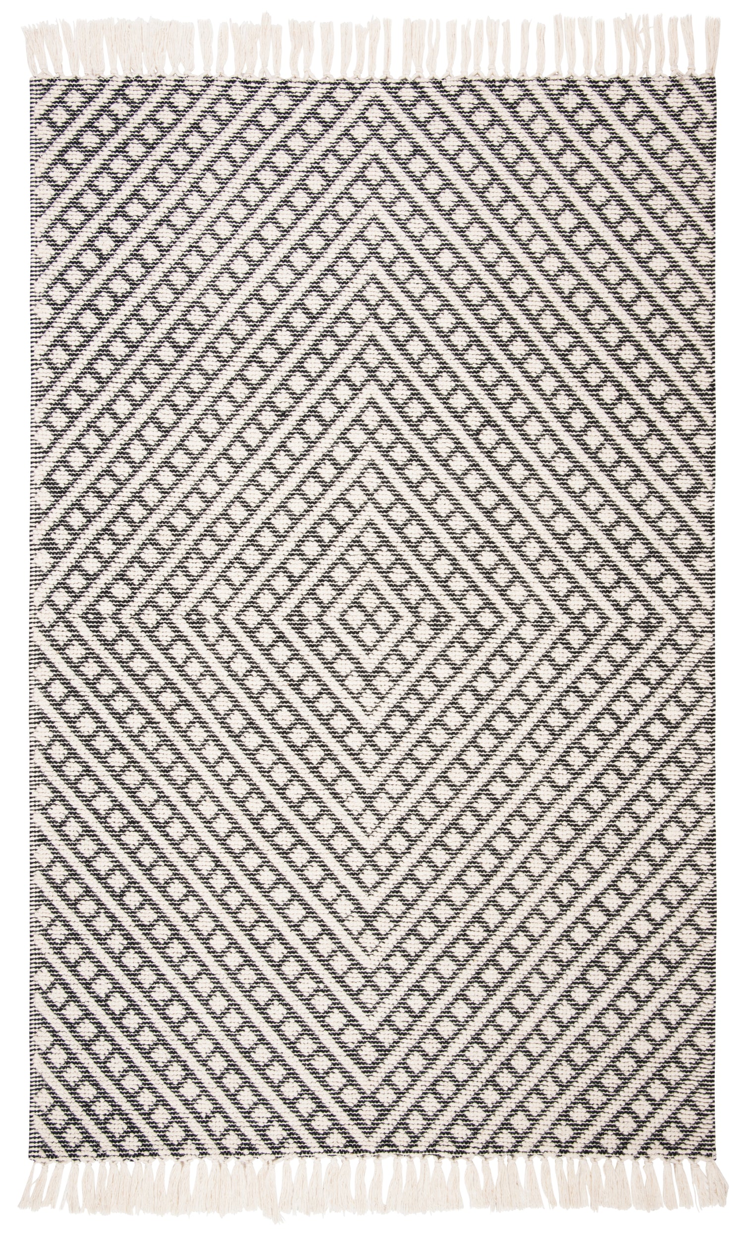 Safavieh Natura Nat357A Ivory/Black Rugs.