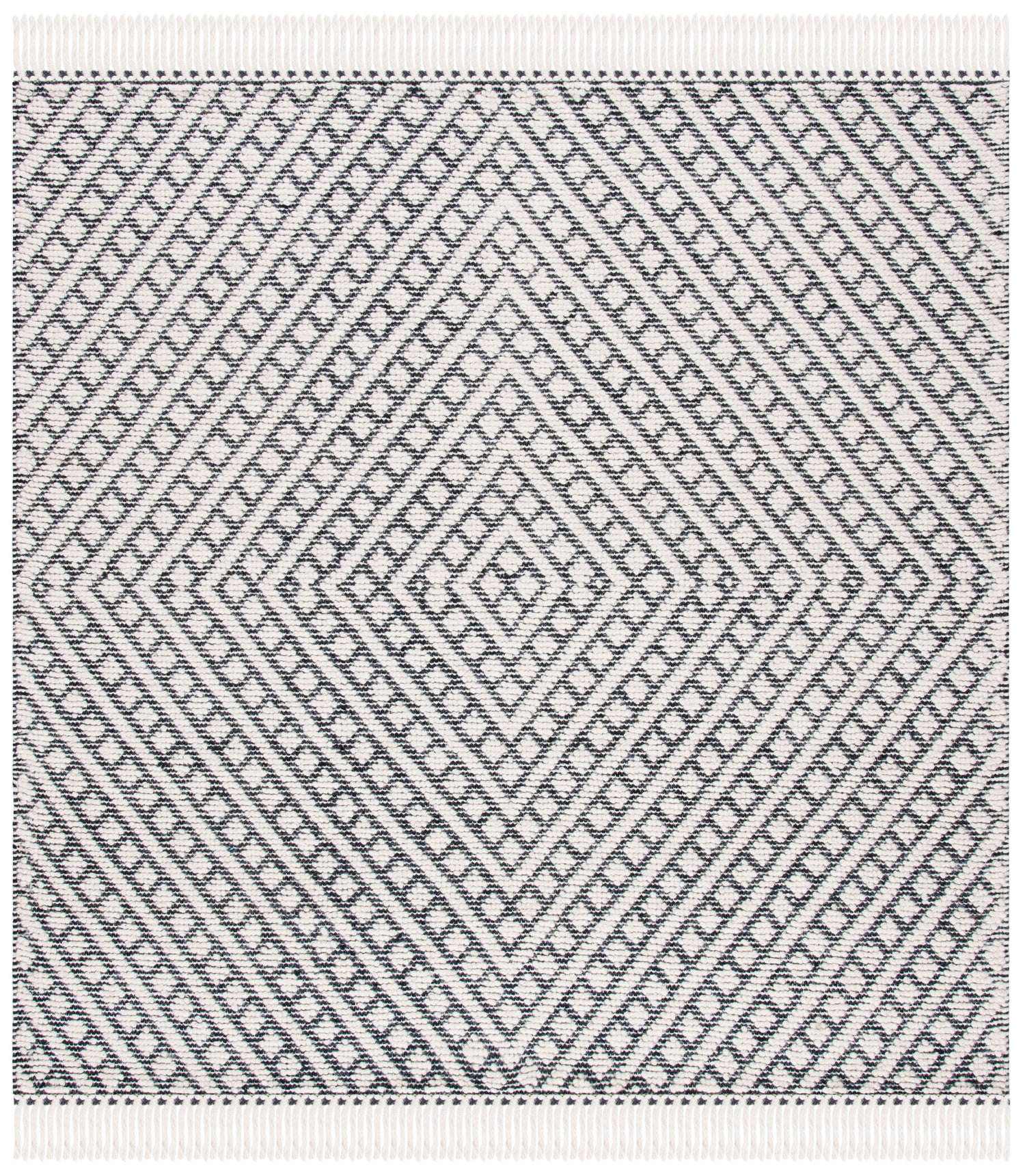 Safavieh Natura Nat357A Ivory/Black Rugs.