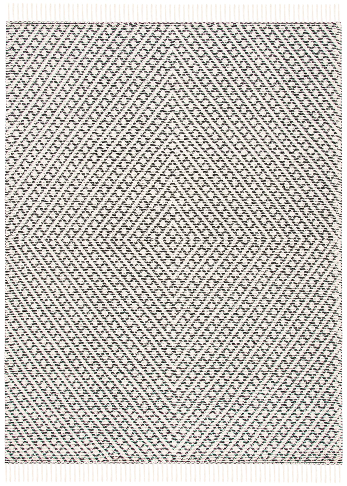 Safavieh Natura Nat357A Ivory/Black Rugs.