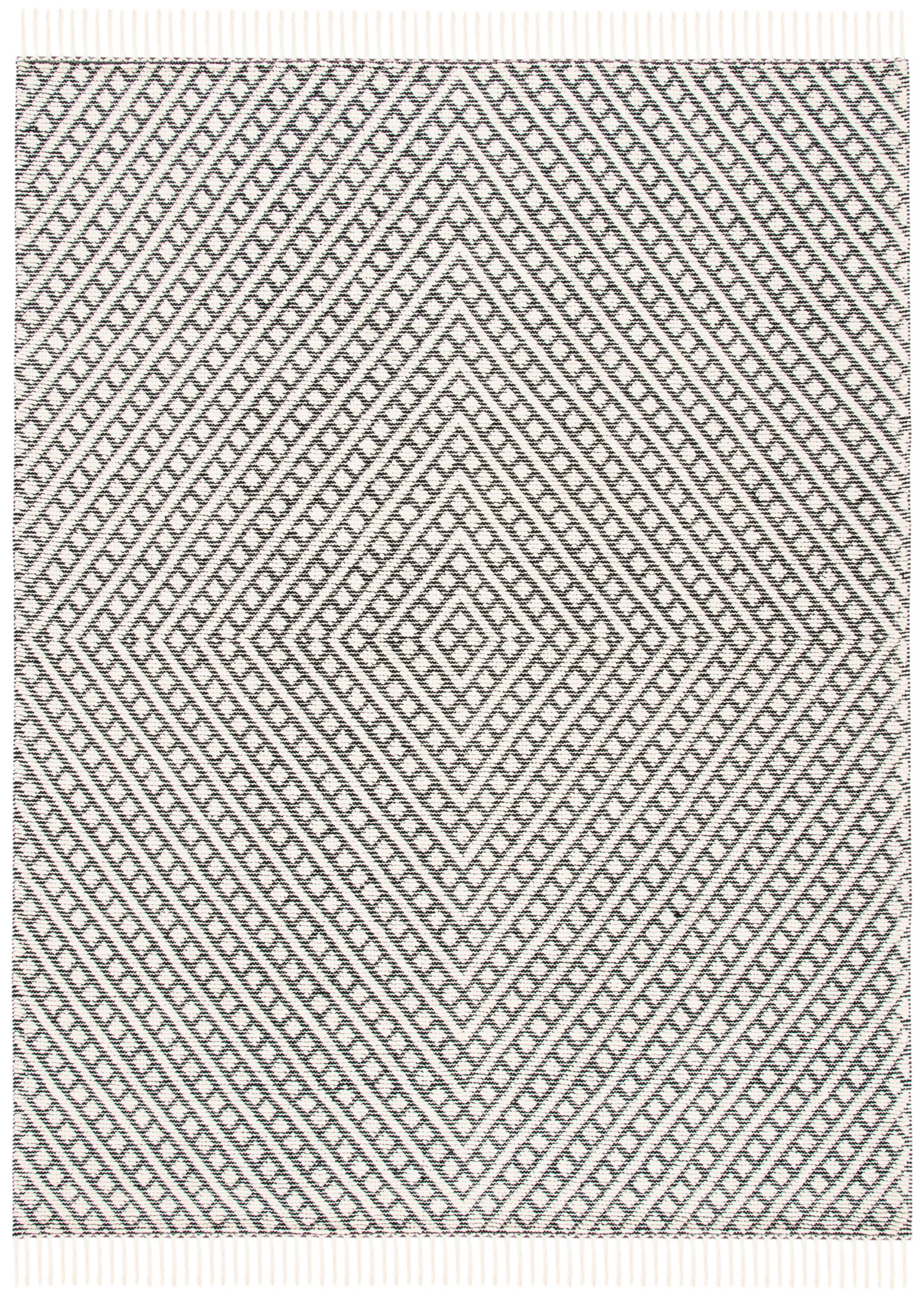 Safavieh Natura Nat357A Ivory/Black Rugs.