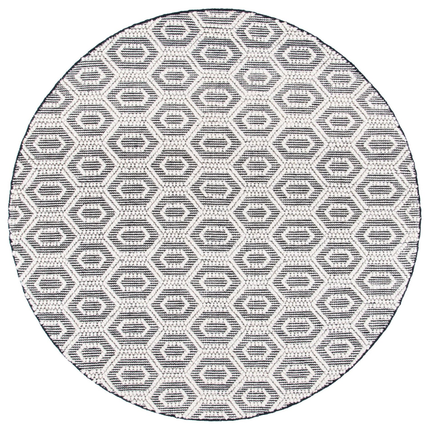 Safavieh Natura Nat476A Ivory/Black Rugs.