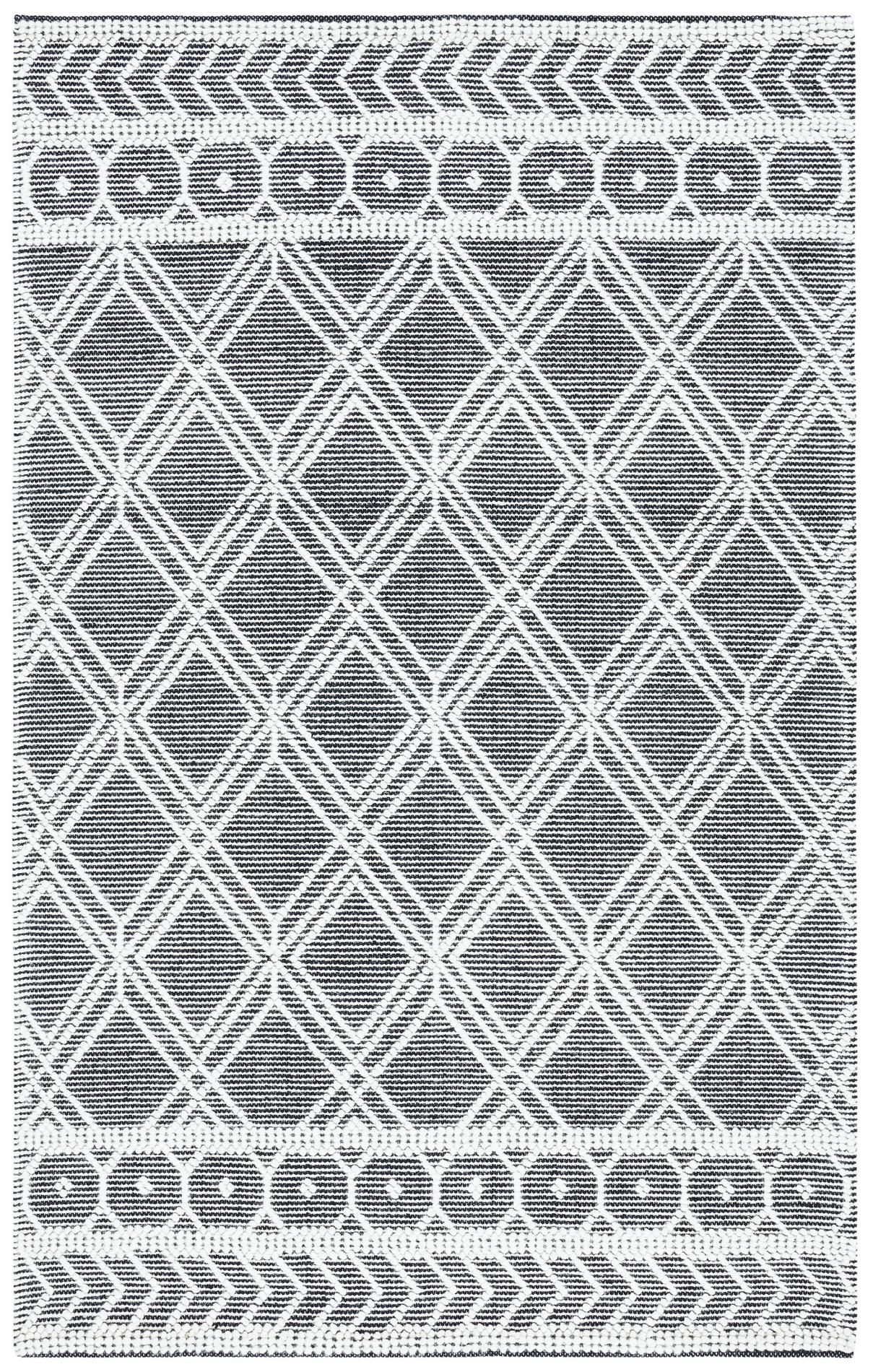 Safavieh Natura Nat478A Ivory/Black Rugs.