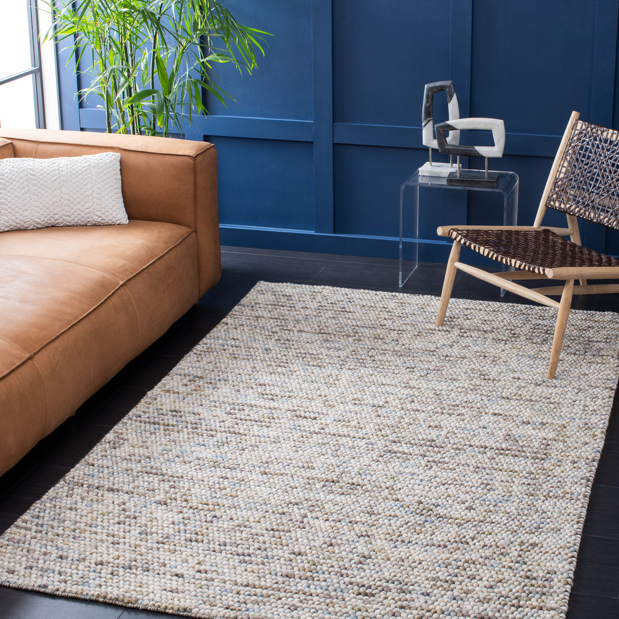 Safavieh Natura Nat620D Ivory/Multi Rug.