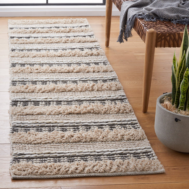 Safavieh Natura Nat651F Beige/Grey Rug.