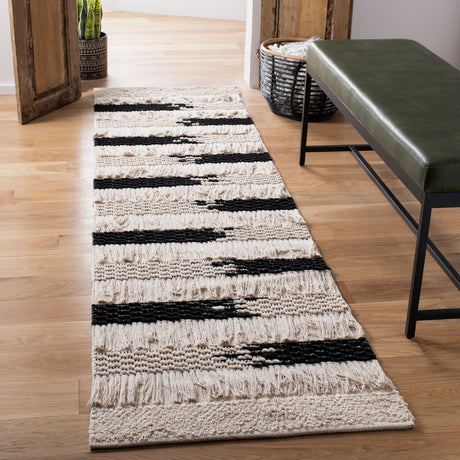 Safavieh Natura Nat655A Ivory/Black Rug.