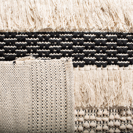 Safavieh Natura Nat655A Ivory/Black Rug.