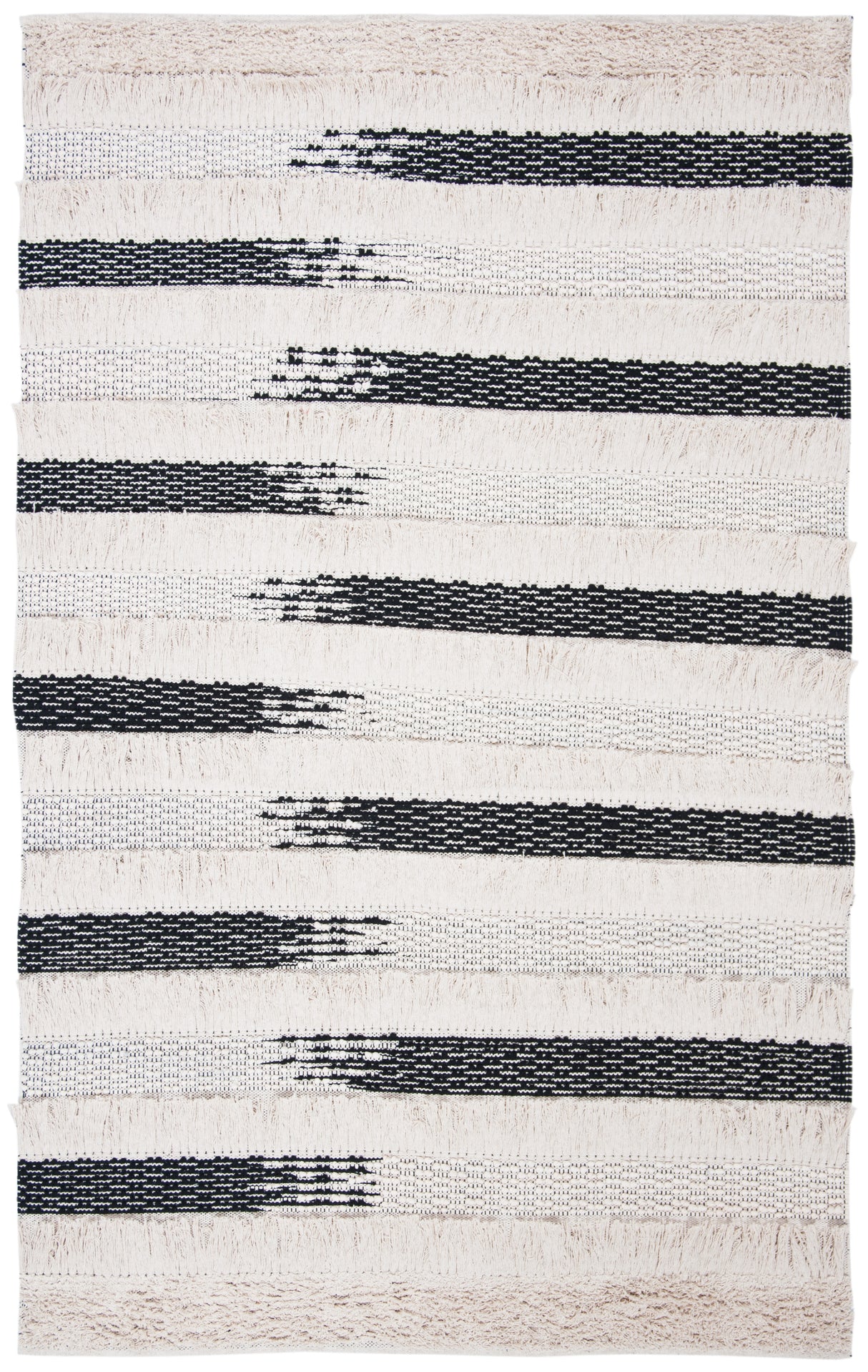 Safavieh Natura Nat655A Ivory/Black Rug.