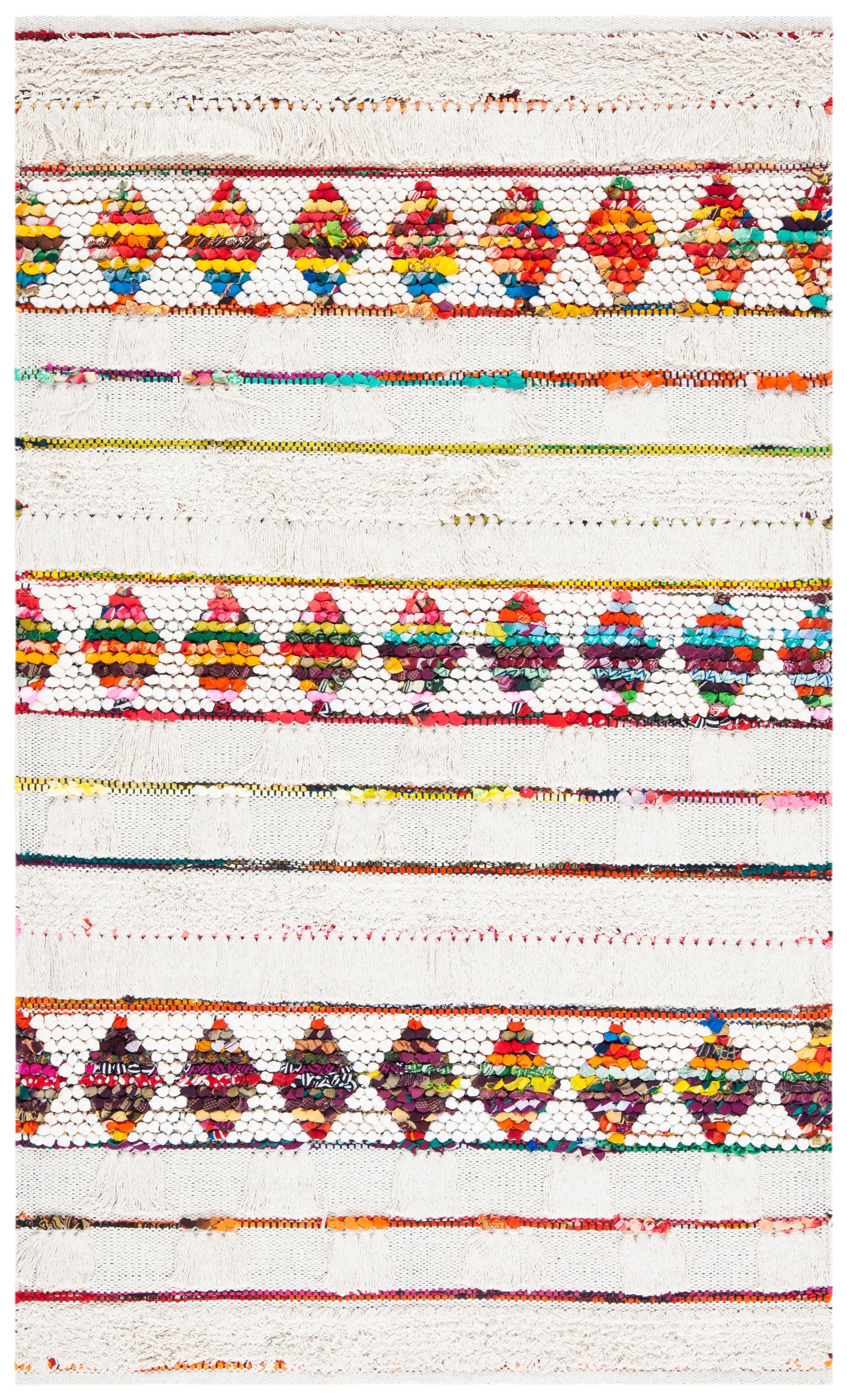 Safavieh Natura Nat657A Ivory/Red Rugs.