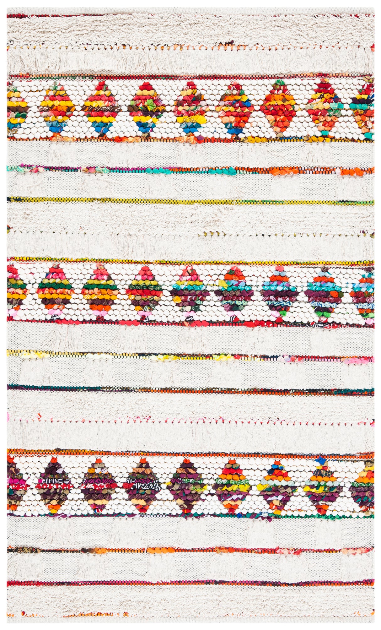 Safavieh Natura Nat657A Ivory/Red Rugs.