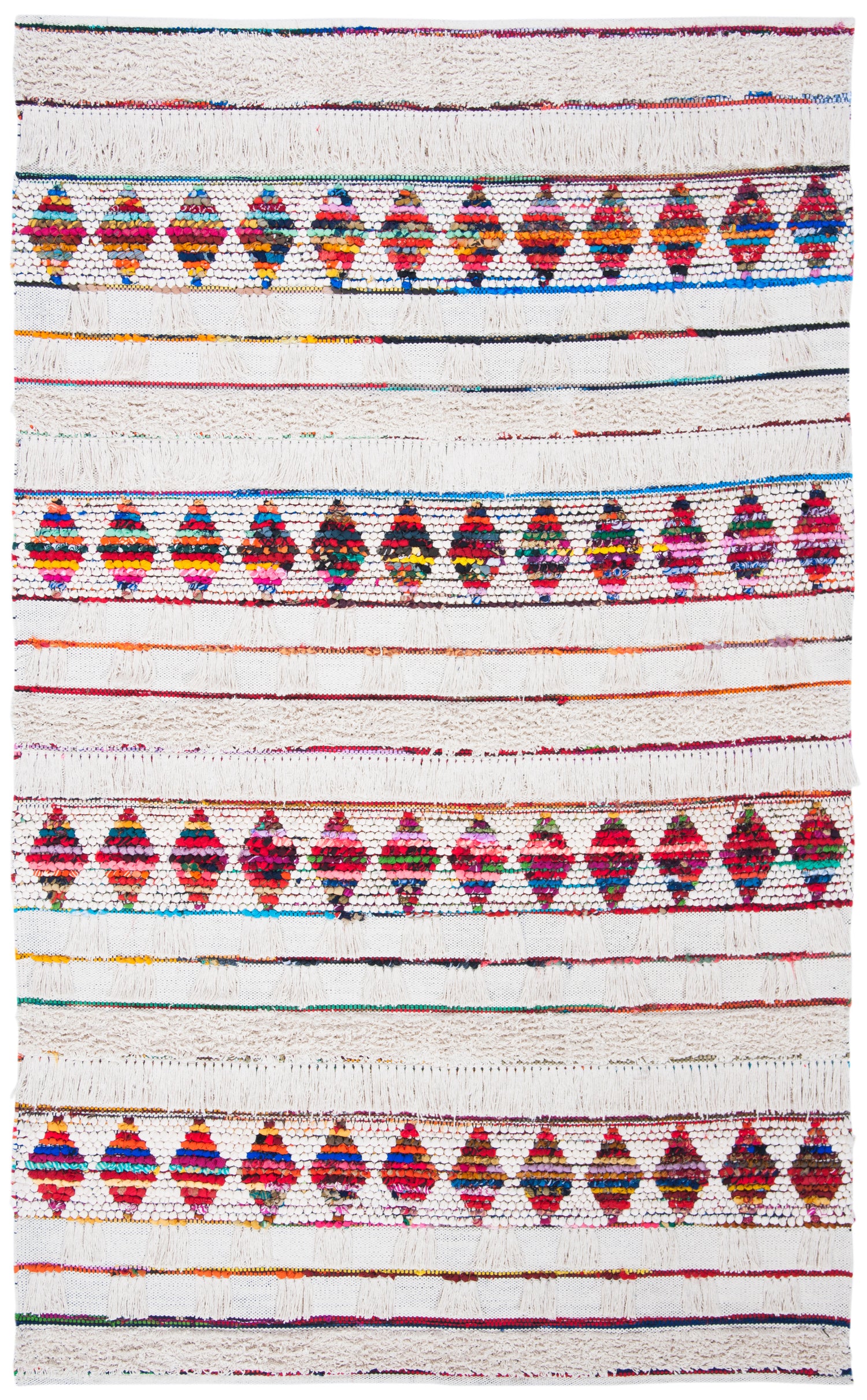 Safavieh Natura Nat657A Ivory/Red Rugs.