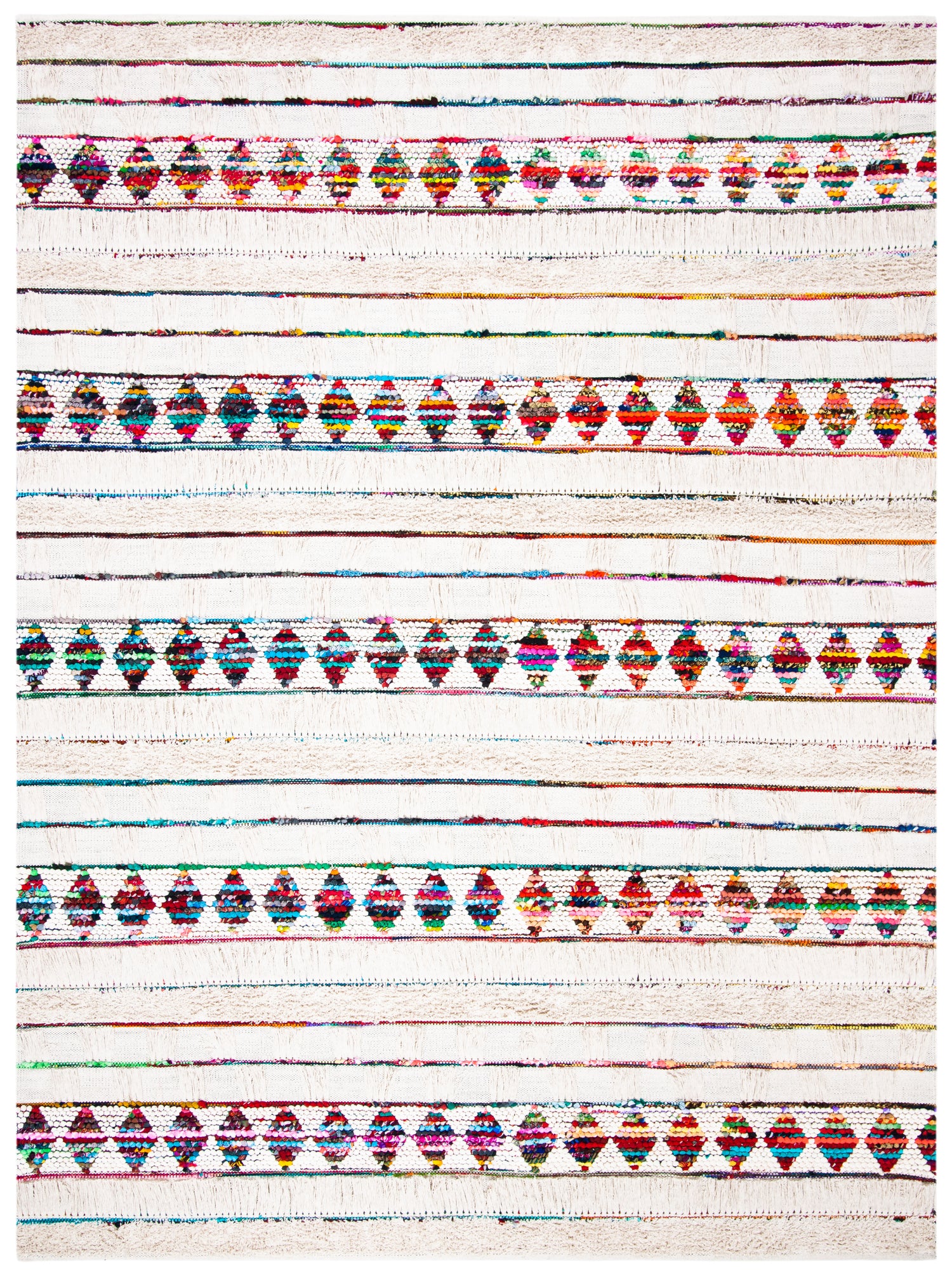 Safavieh Natura Nat657A Ivory/Red Rugs.
