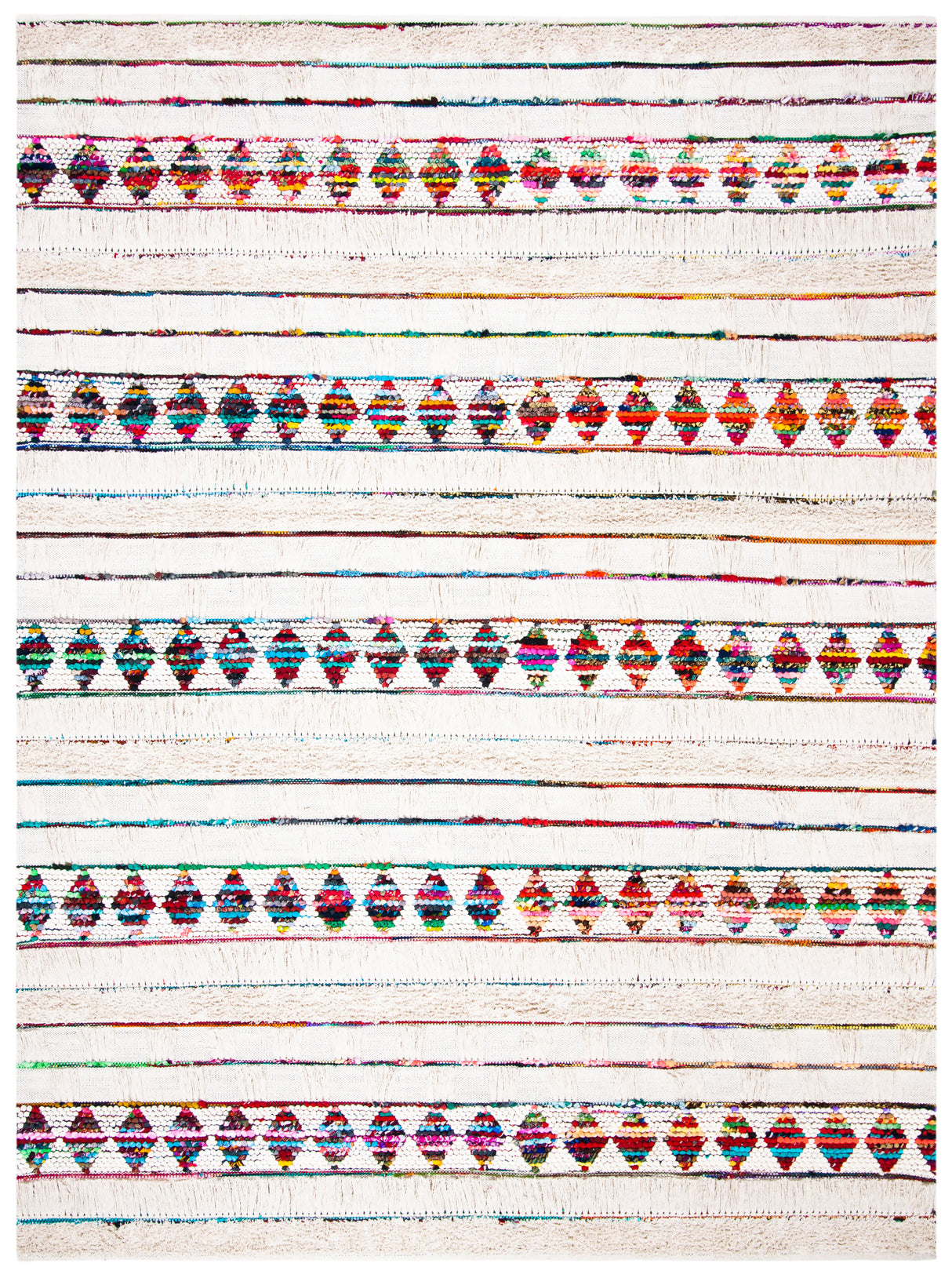 Safavieh Natura Nat657A Ivory/Red Rugs.