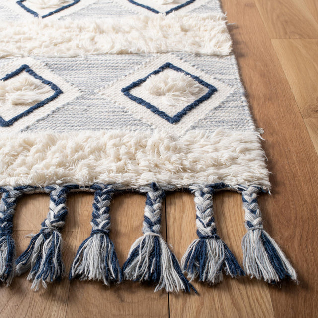 Safavieh Natura Nat678A Ivory/Blue Rugs.