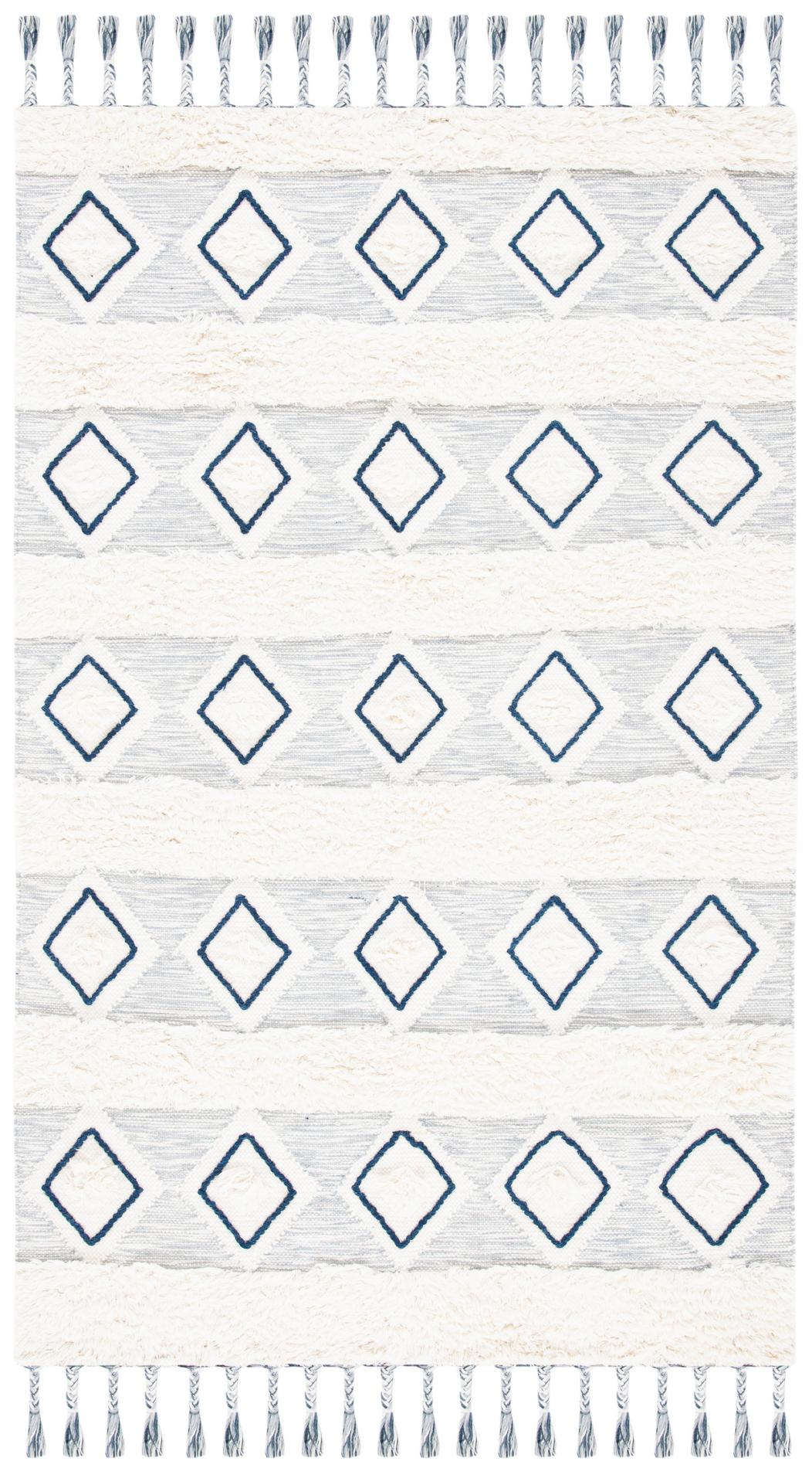 Safavieh Natura Nat678A Ivory/Blue Rugs.