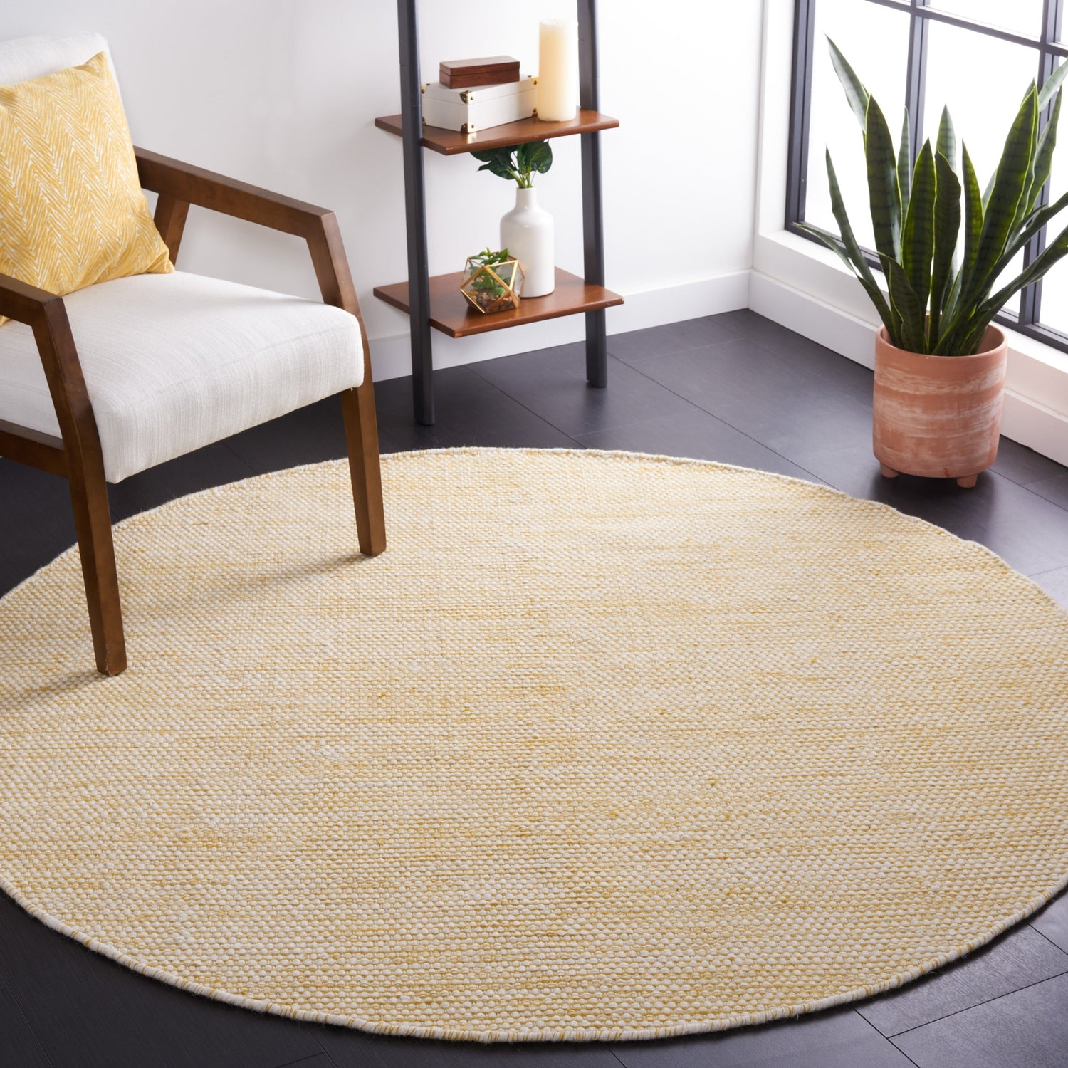 Safavieh Natura Nat776C Yellow/Ivory Rug.