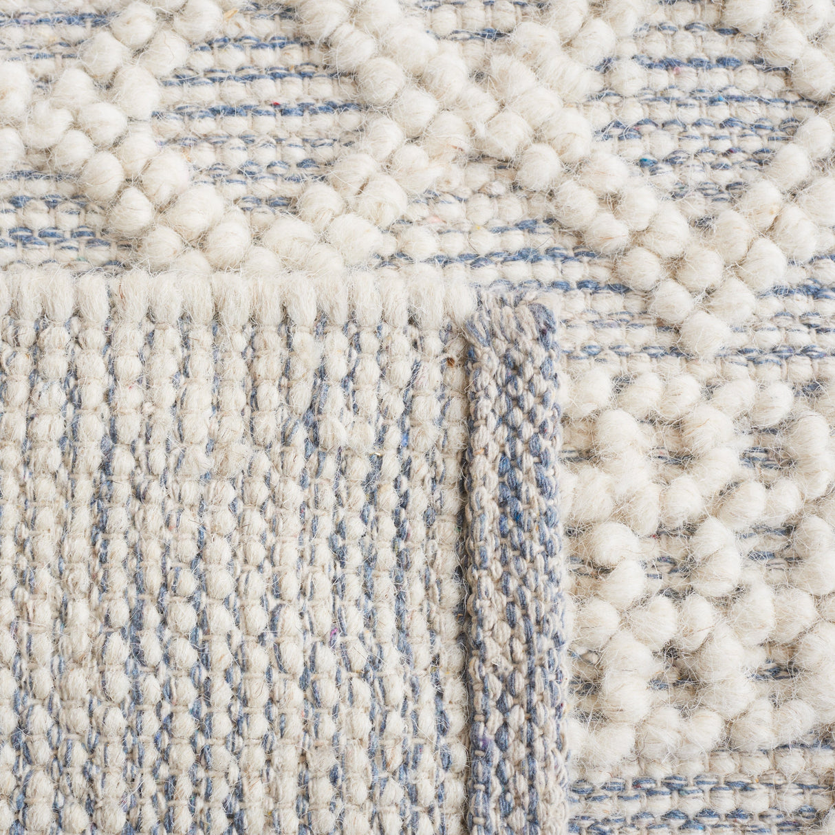 Safavieh Natura Nat830L Ivory/Blue Rug.