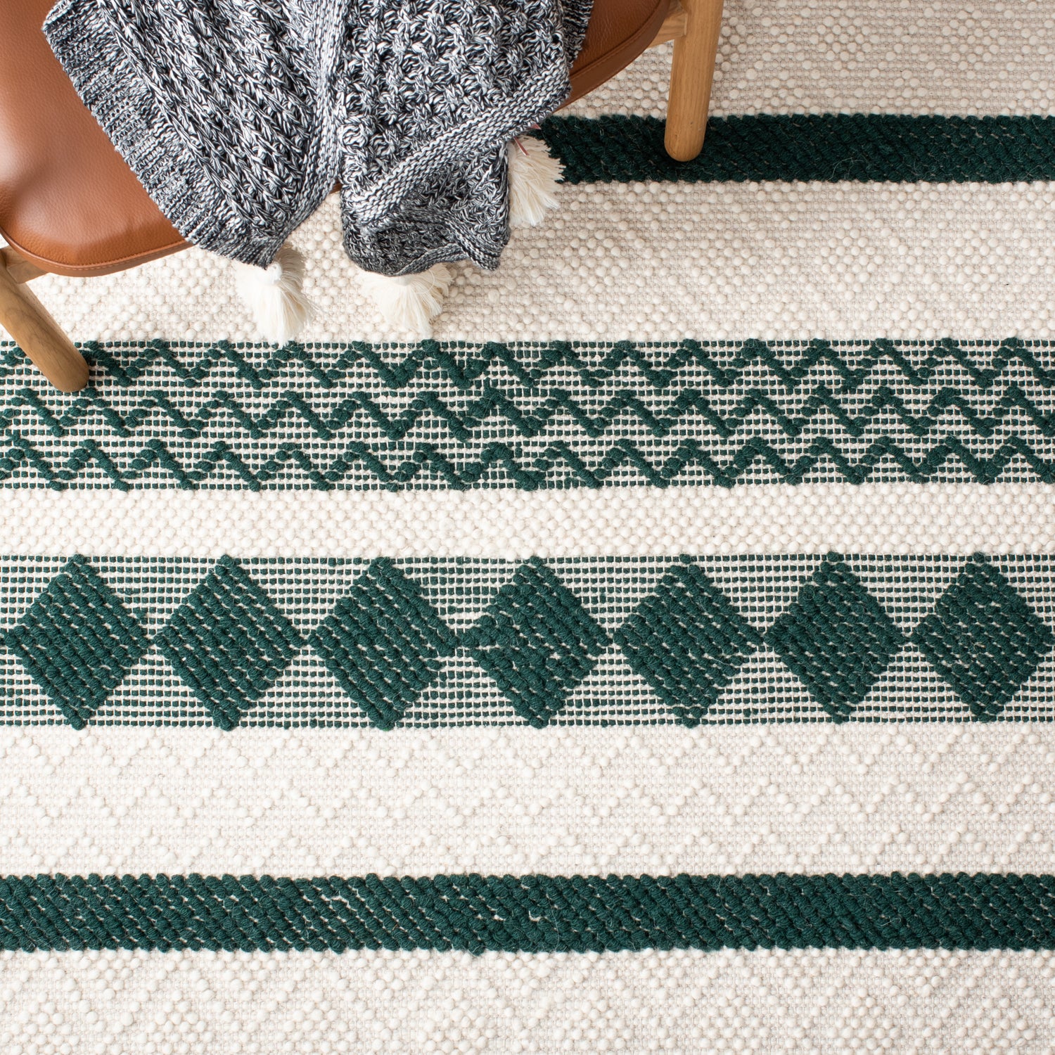 Safavieh Natura Nat851Y Ivory/Green Rugs.