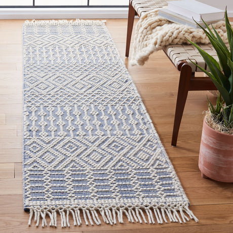 Safavieh Natura Nat852M Ivory/Blue Rug.