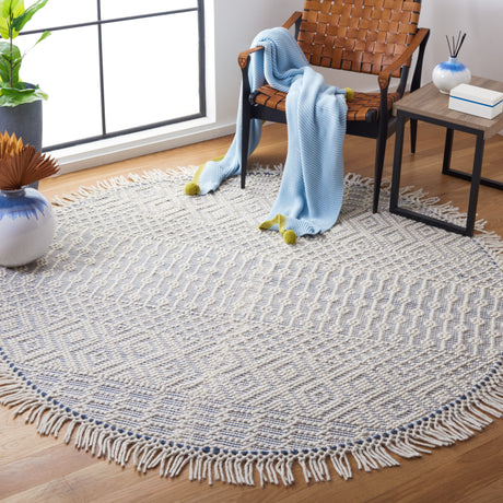 Safavieh Natura Nat852M Ivory/Blue Rug.