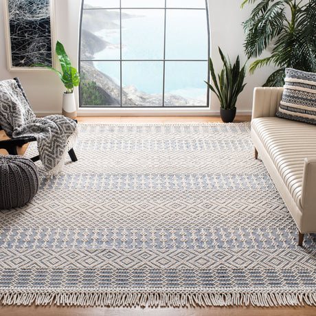 Safavieh Natura Nat852M Ivory/Blue Rug.