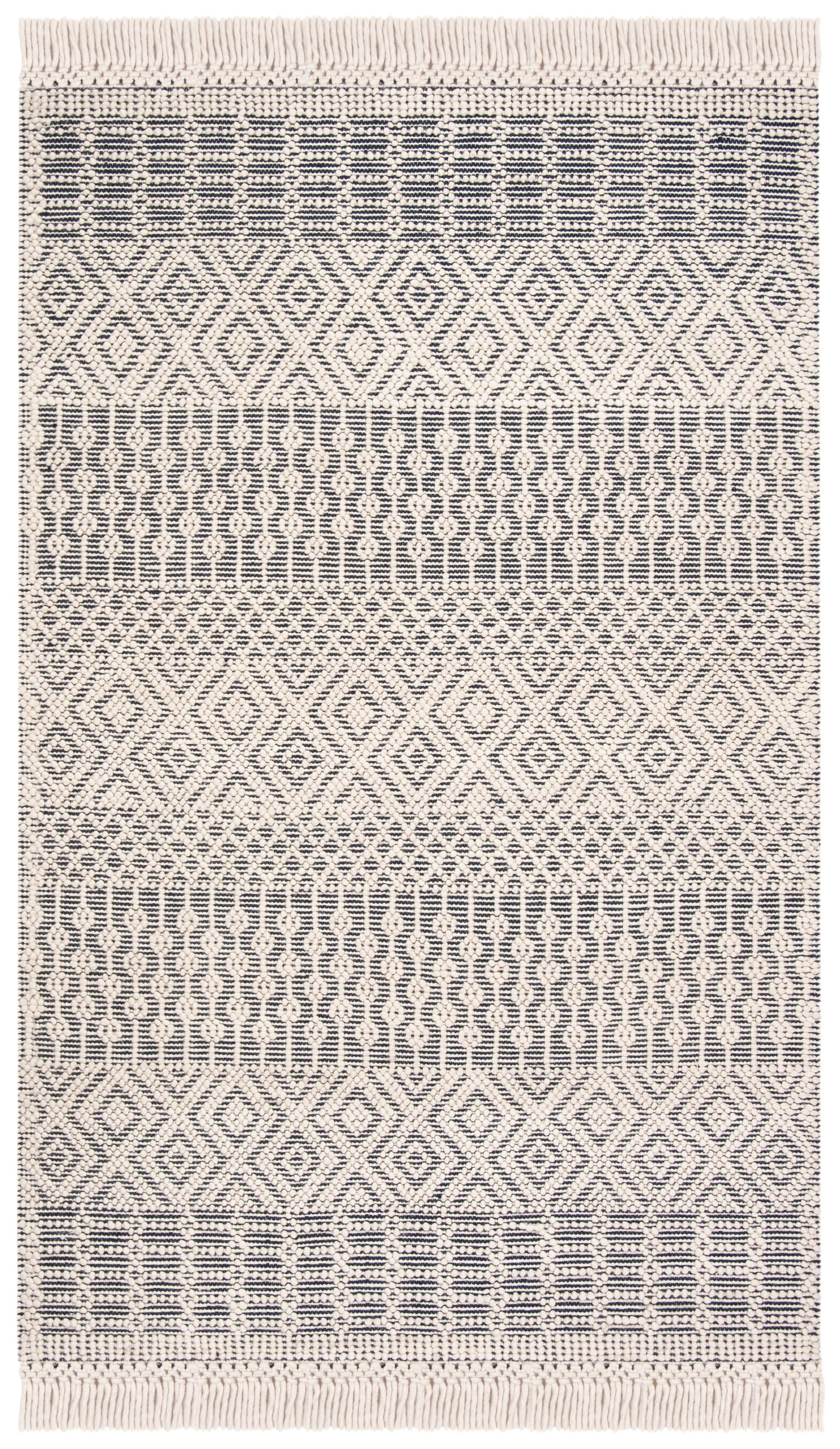 Safavieh Natura Nat852N Ivory/Navy Rug.